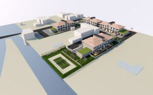 Residential complex with modern units and outdoor amenities in Nizza Monferrato by Italian Hillside
