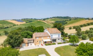 Restored farmhouse with pool for sale in Belvedere Ostrense, Marche, Italy – Italian Hillside Real Estate