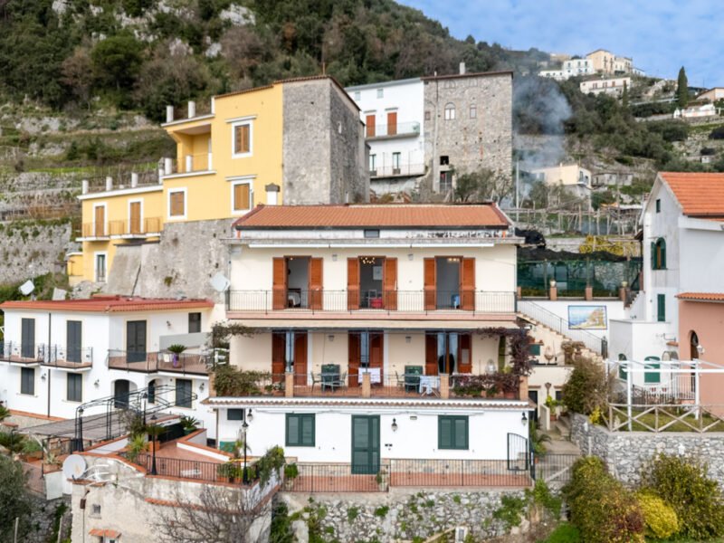 Sea view apartment with private pool on the Amalfi Coast for sale by Italian Hillside