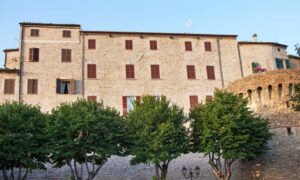 Historic boutique hotel with spa in the medieval town of Staffolo, Le Marche – luxury hospitality property represented by Italian Hillside real estate